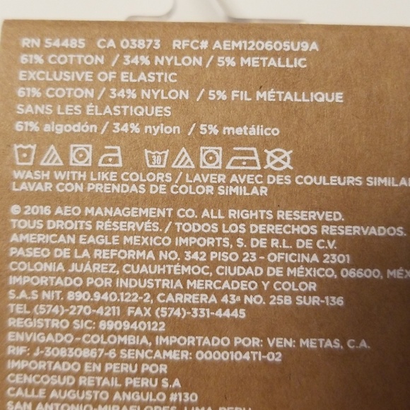 American Eagle Outfitters   Metallic Boot socks - Picture 3 of 3